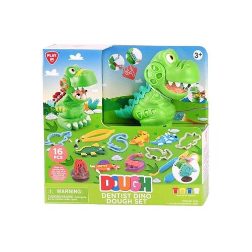 Playgo Dino Dentist Clay Set - 4 Clay Pots