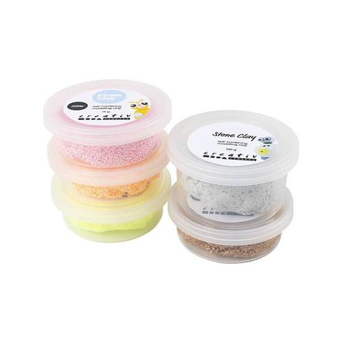 Creativ Company Stone Clay Mix Red and Orange Harmony