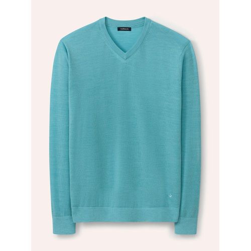 Walbusch V-Pullover Merino Extrafein