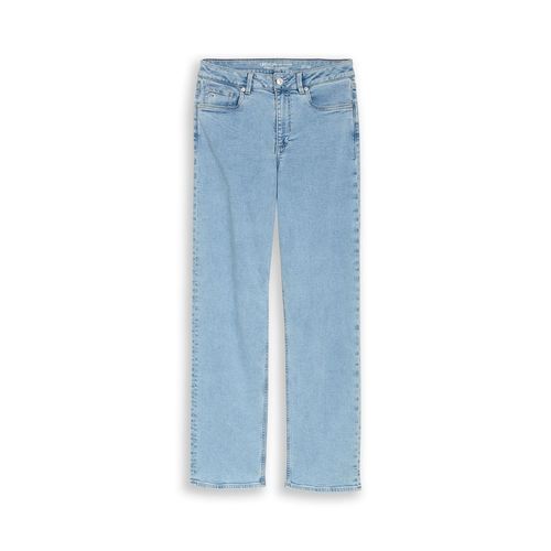 TOM TAILOR DENIM Damen TTELLA STRAIGHT Jeans, blau, Uni, Gr. 30/32