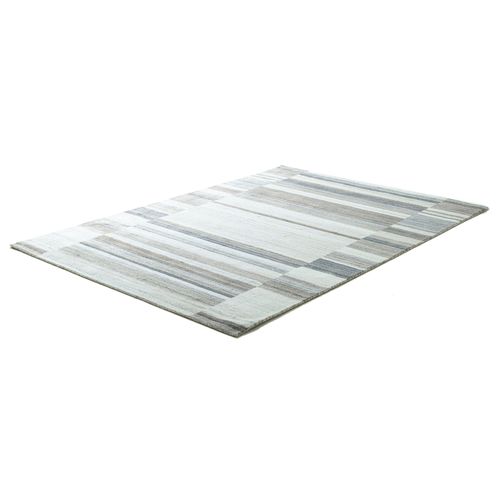 Teppich THEKO "MONTANA LUXURY 973-15", grau, B:140cm H:13mm L:200cm, Viskose, Teppiche, Teppich, Seidenoptik, Obermaterial: 100% Viskose