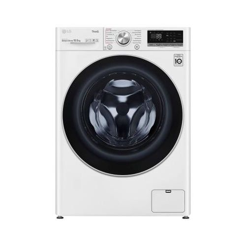LG Waschmaschine Weiß (A, 10,5 kg, 1.560 U./Min.) mit AI DD® & TurboWash®360° F6WV710P1 F6WV710P1