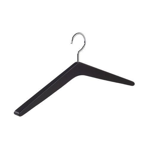 Holzkleiderbügel WOOD, BxH 450 x 110 mm, VE 4 Stk, schwarz kaiserkraft