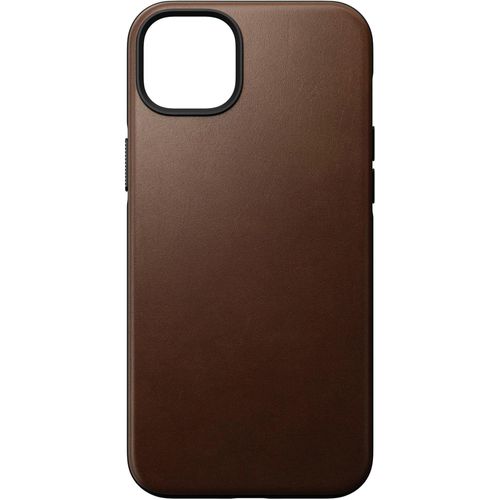 NOMAD Handyhülle "Modern Leather Case iPhone 14 Max", braun (rustic braun), Hüllen, Polycarbonat und hochwertigem Echtleder