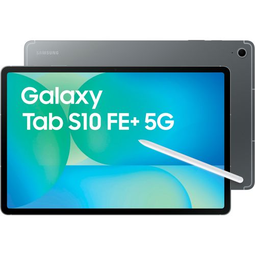 SAMSUNG Tablet "Galaxy Tab S10 FE+ 5G 128GB", grau, 128 GB,mit eSIM, Tablets_EBookReader