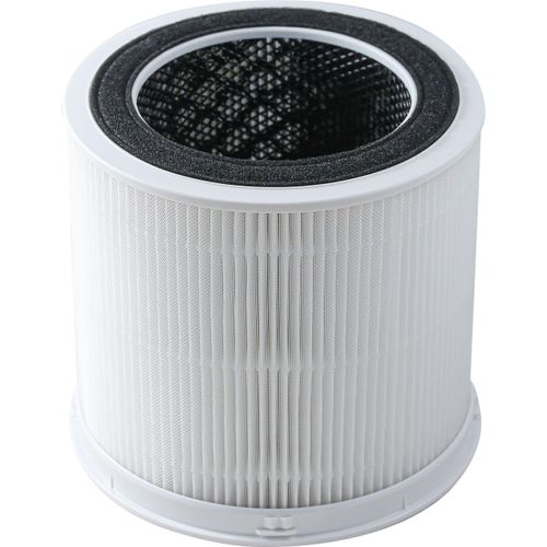 HEPA-Filter HANSEATIC "Ersatzfilter für Hanseatic Luftreiniger »KJ150«", schwarz-weiß (weiß, schwarz), B:16cm H:16cm T:15cm, Kunststoff, Filterkartuschen