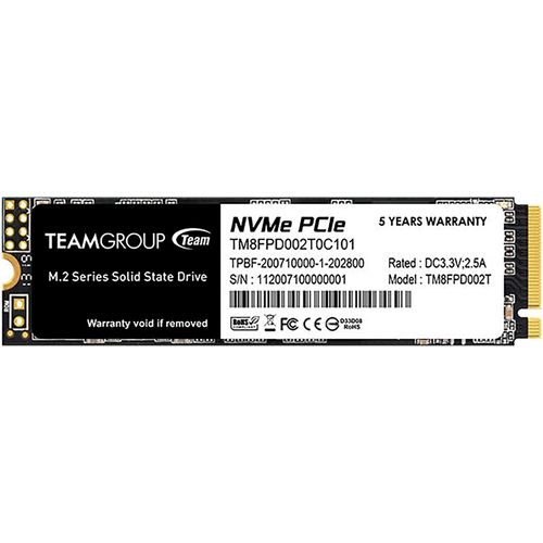 TEAMGROUP interne SSD "MP33 PRO 2TB", schwarz, 2000 GB, Schreibgeschwindigkeitmaximal 1700 MB/s Lesegeschwindigkeitmaximal 2100 MB/s, Festplatten