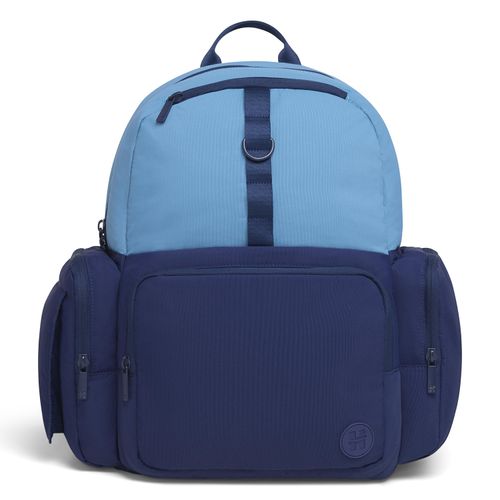 Wickeltasche HUGGIES BABYWEAR, Baby, blau (medieval blau), Canvas, Nylon, mehrfarbig, Taschen, inklusive Wickelunterlage, ohne abgebildete Accessories