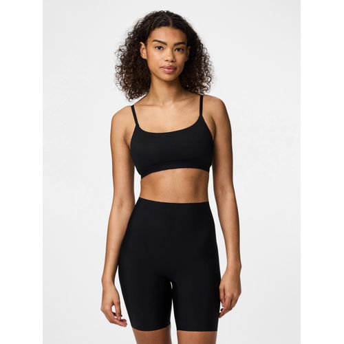 Bralette PIECES "PCNAMEE BRA NOOS", Damen, Gr. XS (34), N-Gr, schwarz, Jersey, Obermaterial: 75% Polyamid, 25% Elasthan, unifarben, BHs Bralette