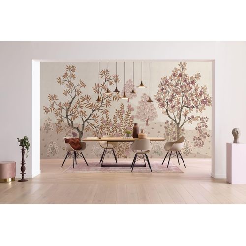 Fototapete KOMAR "Vlies Fototapete - Niwa - Größe 400 x 250 cm", beige (rosa), B:400m H:250m, Vlies, Tapeten