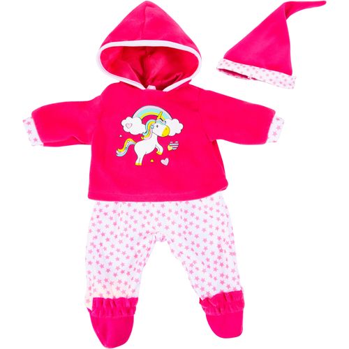 Puppenkleidung BAYER "Hose Einhorn 46 cm", pink (pink, weiß), Puppenkleidung, Kinder