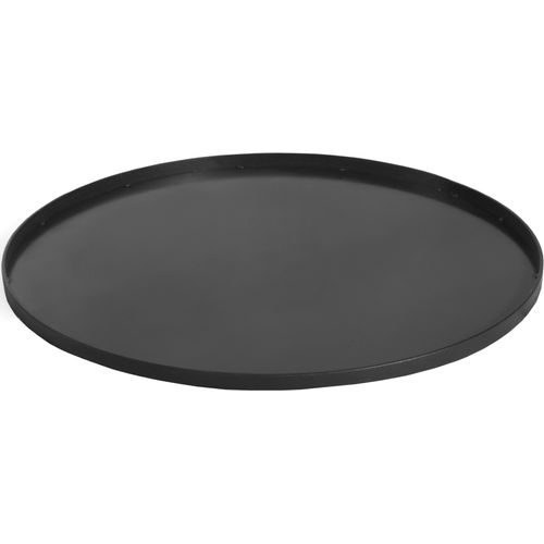 Bodenschutzplatte COOKKING "Bodenplatte 60", schwarz, B:60cm L:80cm, Stahl, Bodenschutzplatten, 60 cm