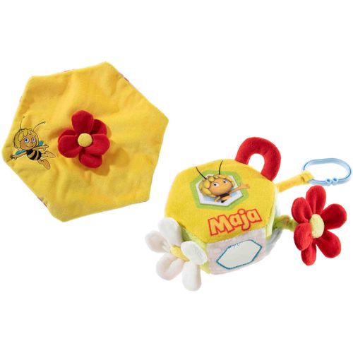 Schnuffeltuch HEUNEC "Biene Maja Schnuffeltuch + Spiel-Wabe", Baby, bunt, Polyester, Schnuffeltücher