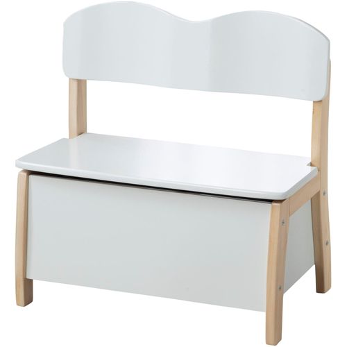 Truhenbank ROBA "weiß", weiß, Sitzbänke, Kinder, MDF, Massivholz