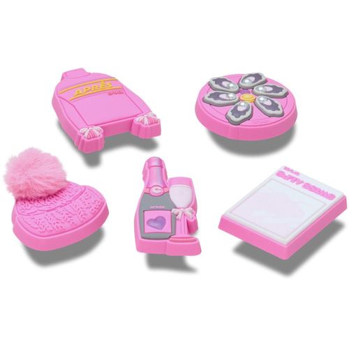 Schuhanstecker CROCS "Jibbitz™ Apres Girl", Kinder, rosa, PVC, Schuhzubehör Schuhanstecker, Charm, Anstecker, Set im Apre Ski Look