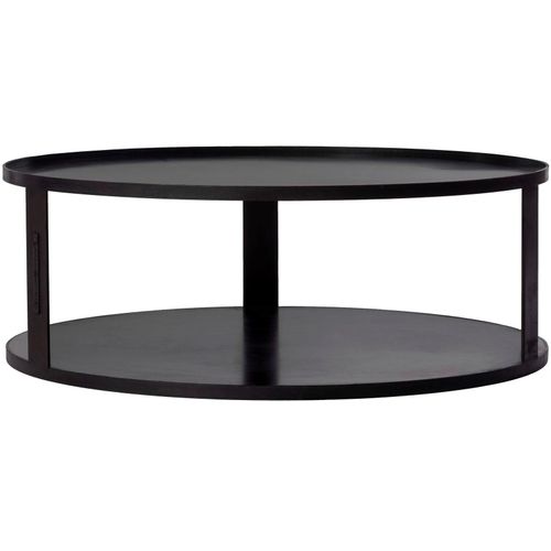 Bodenschutzplatte COOKKING "Feuerschalenbasis & Holzlager 62", schwarz, B:62cm H:30mm L:62cm, Stahl, Bodenschutzplatten, Ø 62 cm