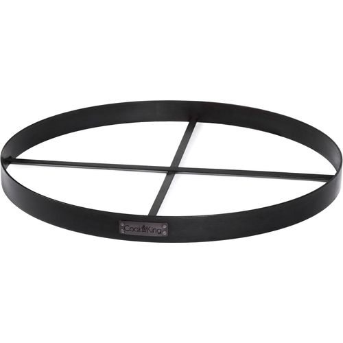 Bodenschutzplatte COOKKING "Feuerschalenbasis 80", schwarz, B:80cm H:6mm L:80cm, Stahl, Bodenschutzplatten, Ø 80 cm