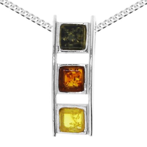 Kette mit Anhänger OSTSEE-SCHMUCK "Ostsee-Schmuck Kette mit Anhänger Gleiter-Wieka" Gr. 50, silber, Halsketten, Damen, 50cm, Silber 925 (Sterlingsilber), L: 42