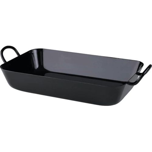 Riess Oma´s Bratpfanne 45/26cm aus Emaille in Schwarzemaille