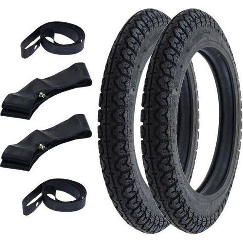 2x Reifen Kenda K 273 3.50-16 (3 1/2 x 16) 52P TT + Schlauch + Felgenband