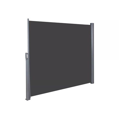 In And OutdoorMatch s Sichtnetz Laurel - Ausziehbar - Sichtschutztuch - Sichtschutztuch - Windschutznetz - Netzzaun - Grau - 160 x 300 cm