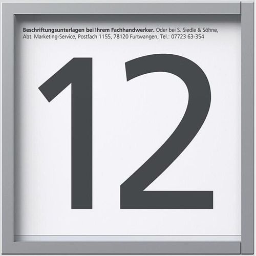 Siedle&Söhne Informationsfeld IM 700-0 SM 210012695-00