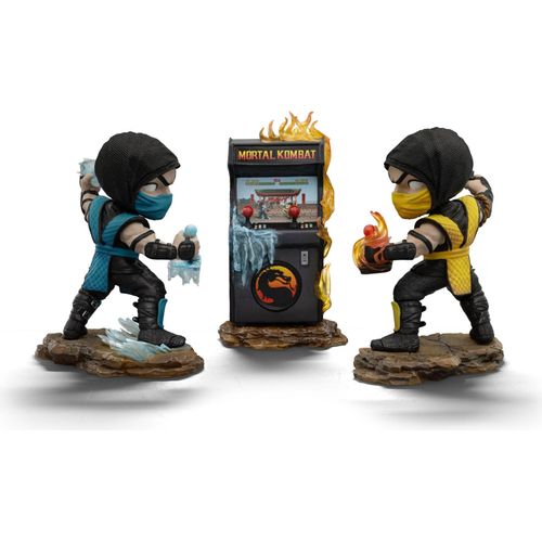 Mortal Kombat Mini Co. PVC Figuren Scorpion vs. Subzero Arcade Set 15 cm
