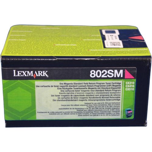 Original Rückgabe Toner für LEXMARK CX310N magenta HC
