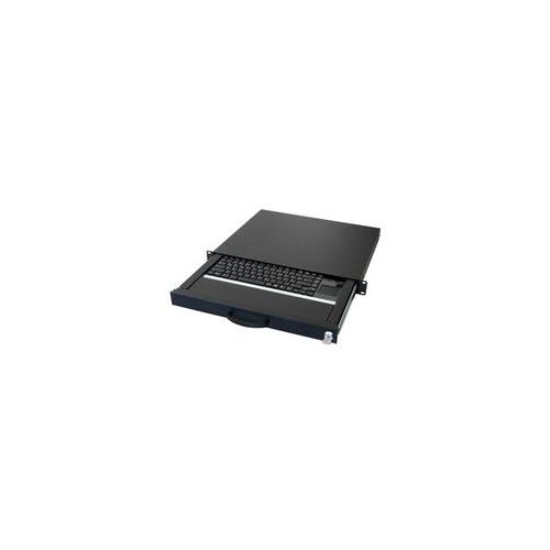 aixcase 19" Rack 1U Tastatur US Touchpad USB schwarz