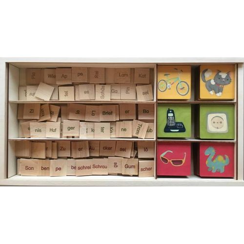 Wortbaukasten Baukasten Silbenbaukasten 240 Teile