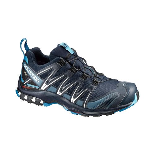 Salomon XAPRO 3D GTX Sportschuhe Herren Outdoorschuhe Wanderschuh Blau Sport, Schuhgröße:EUR 48 | UK 12.5