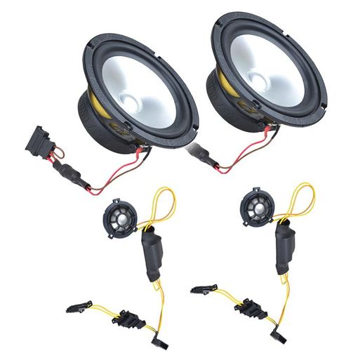 Ground Zero Audio | GZCS-165VW | Fahrzeugspezifisches 16,5cm 2-Wege Lautsprecher System VW Skoda Seat