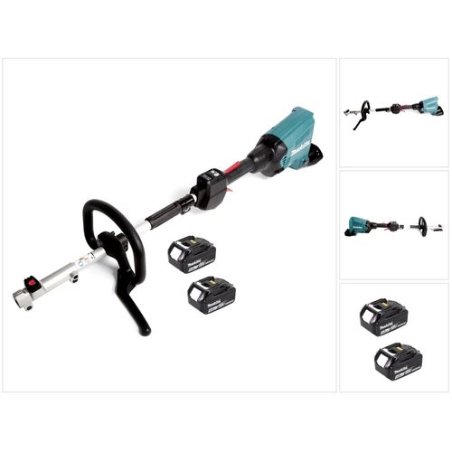 Makita DUX 60 T Akku Multifunktionsantrieb 36V ( 2x 18V ) Brushless + 2x Akku 5,0Ah