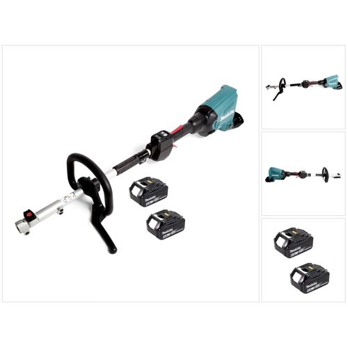 Makita DUX 60 G Akku Multifunktionsantrieb 36V ( 2x 18V ) Brushless + 2x Akku 6,0Ah