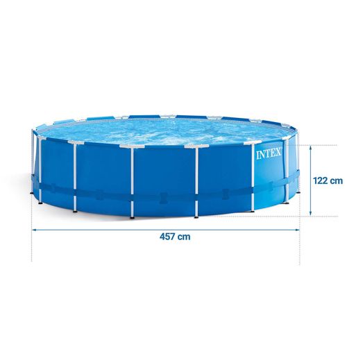 Rahmen-Gartenpool 457 x 122 cm 21 in 1 INTEX 28242