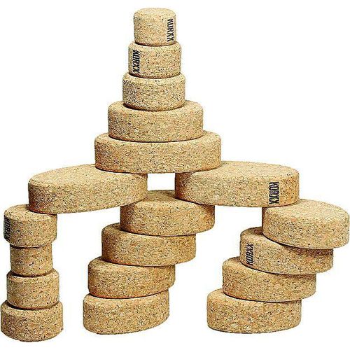 Korxx kreis- und ovalförmige Bausteine 70 Stk.