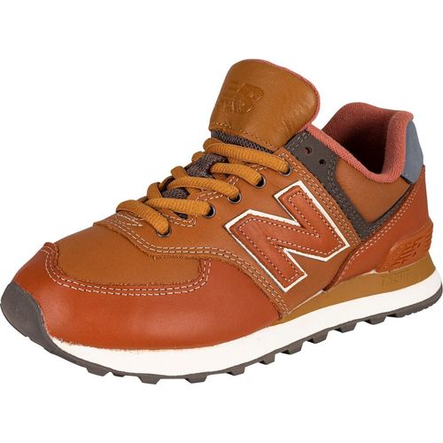 New Balance 574 Ledertrainer, Braun 39.5 EU