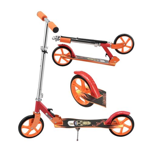 ArtSport Scooter Cityroller Fire Big Wheel 205 mm Räder klappbar höhenverstellbar – ab 3 Jahre