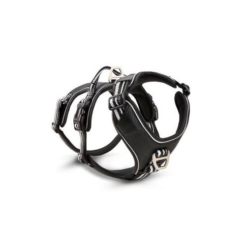 Wolters Active Pro Geschirr No Escape Geschirr Hundegeschirr schwarz/ silber XS