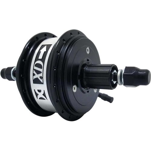 windmeile x Xiongda | 2-Gang Nabenmotor Dual Speed 36V 250W Heckmotor Hinterrad Motor Hinten, Schraubkranz