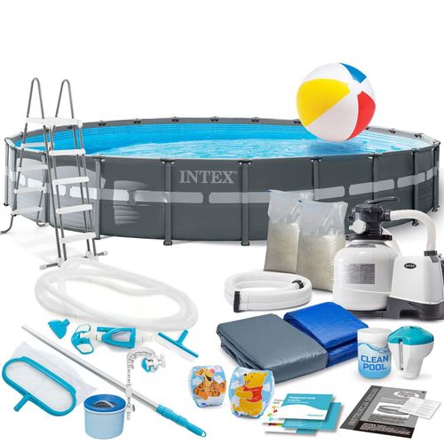 Rahmen-Gartenpool 732 x 132 cm 20 in 1 INTEX 26340