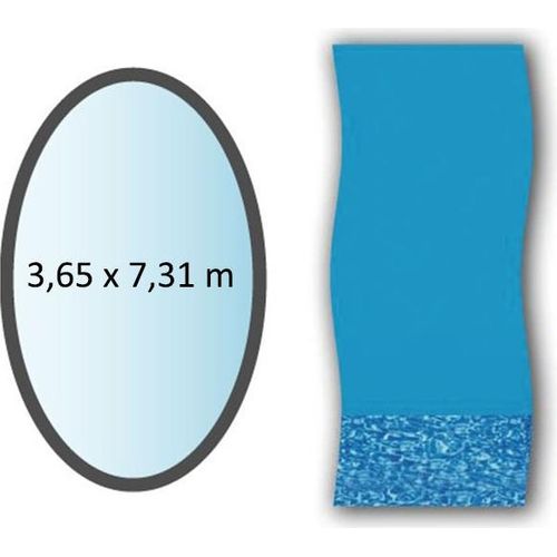 Ovaler wirbelliner 3,65 x 7,31 m für oberirdische pools - Swimline li1224sb