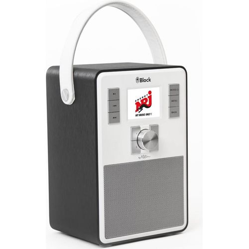Block eMotion anthrazit tragbares Radio mit DAB+, Bluetooth & Spotify-Connect
