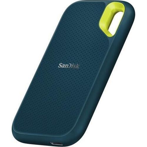 SanDisk Extreme V2, 2 TB, USB Typ-C, 3.2 Gen 2 (3.1 Gen 2), 1050 MB/s, Passwortschutz, Blau