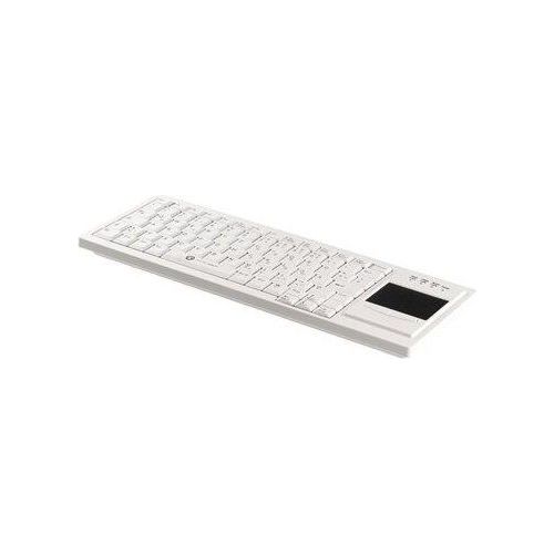 GETT Cleantype Xtra Touch WL kabellose Tastatur mit Touchpad Farbe weiss Layout