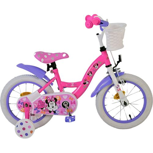 Disney Minnie, die süßeste aller Zeiten! Kinderfahrrad - Mädchen - 14 Zoll - Rosa