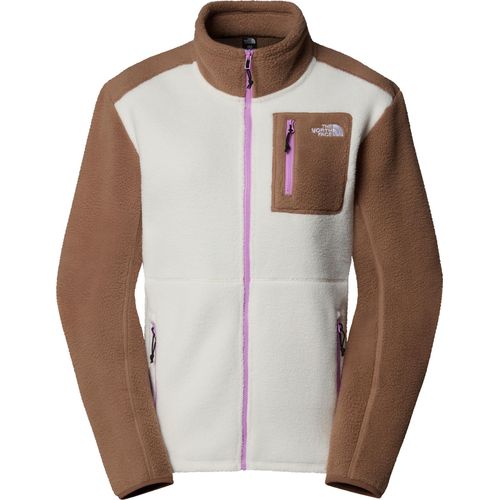 The North Face W Yumiori Full Zip White Dune-Latte-Vibran White Dune-Latte-Vibran Xl