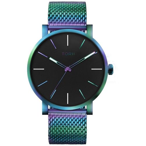 Die Herrenuhr TORII M45MB.BM ist farbenfroh und klassisch und eignet sich zum Schwimmen.