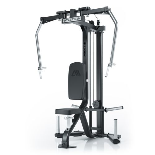 ATLETICA MANTIS Butterfly & Reverse Combo | Plate Loaded | 2-in-1-Gerät für Brust, Schultern und Rücken | verschiedene Griffpositionen | optimale Verstellbarkeit