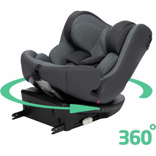 Bebeconfort EvolveFix i-Size, Autositz 360 Drehbar, 0–12 Jahre, 40–150 cm, Drehbar, 9 Kopfstützenpositionen, 5 Liegepositionen, Tinted Graphite